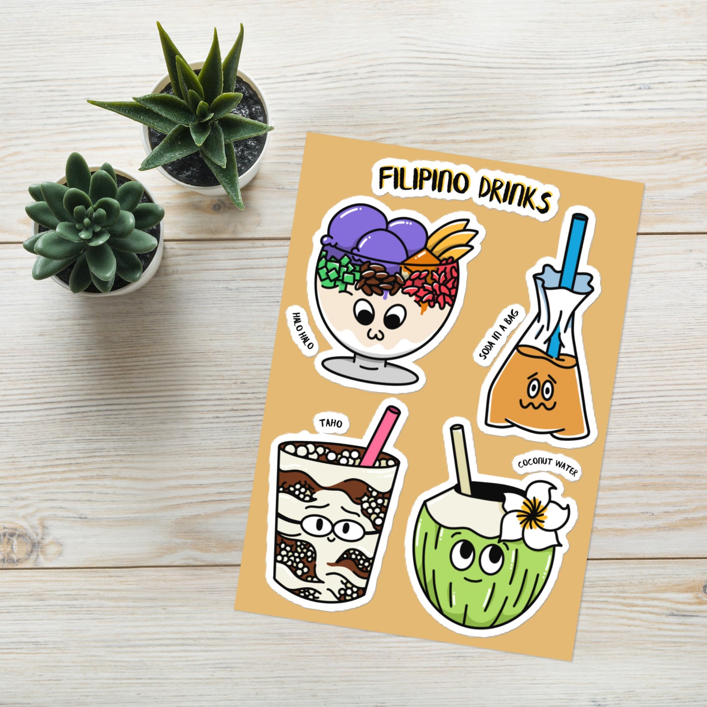 filipino drink stickers