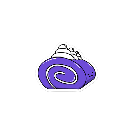 ube roll cake sticker