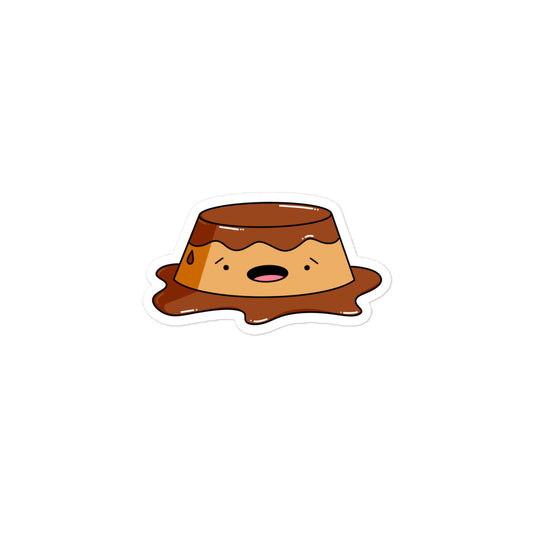 leche flan sticker